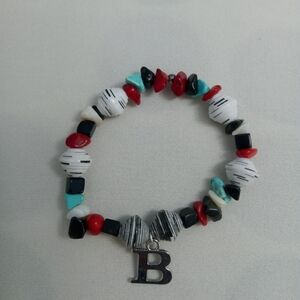 HandCrafted Semi Precious Stone Stretch Bracelet